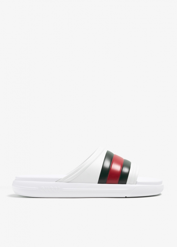 White gucci slides kids hotsell
