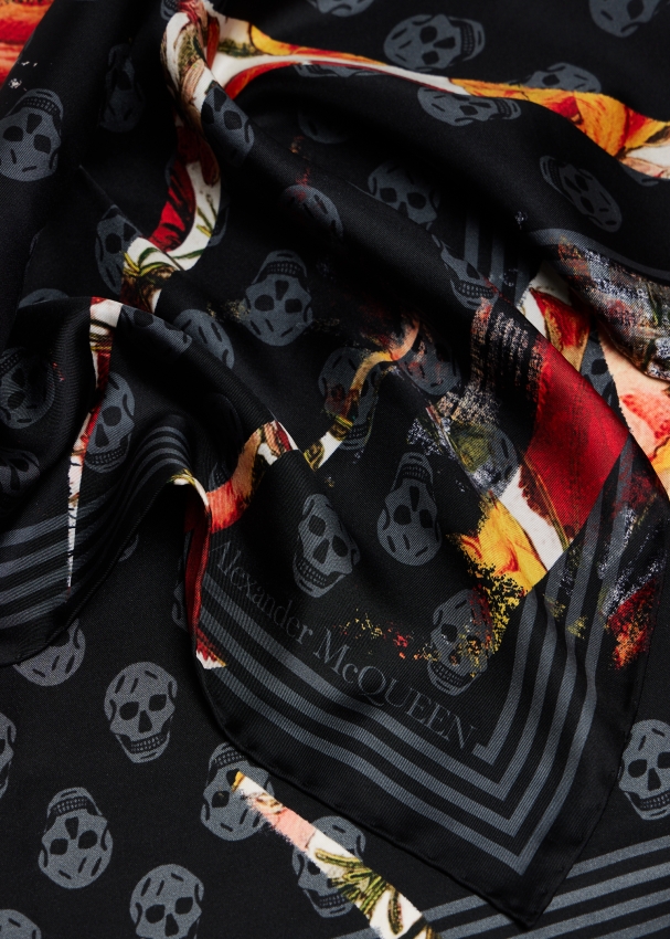Mcqueen skull scarf hotsell