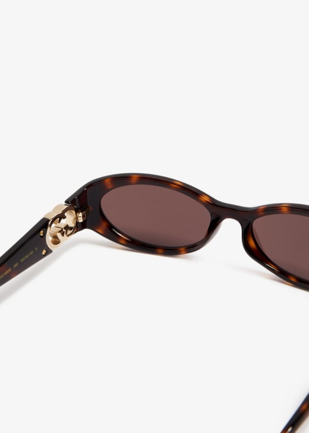 Gucci Oval shaped sunglasses for Women Brown in UAE Level Shoes