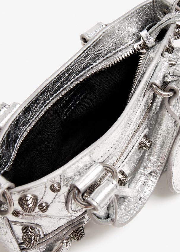 Balenciaga city mini silver shop