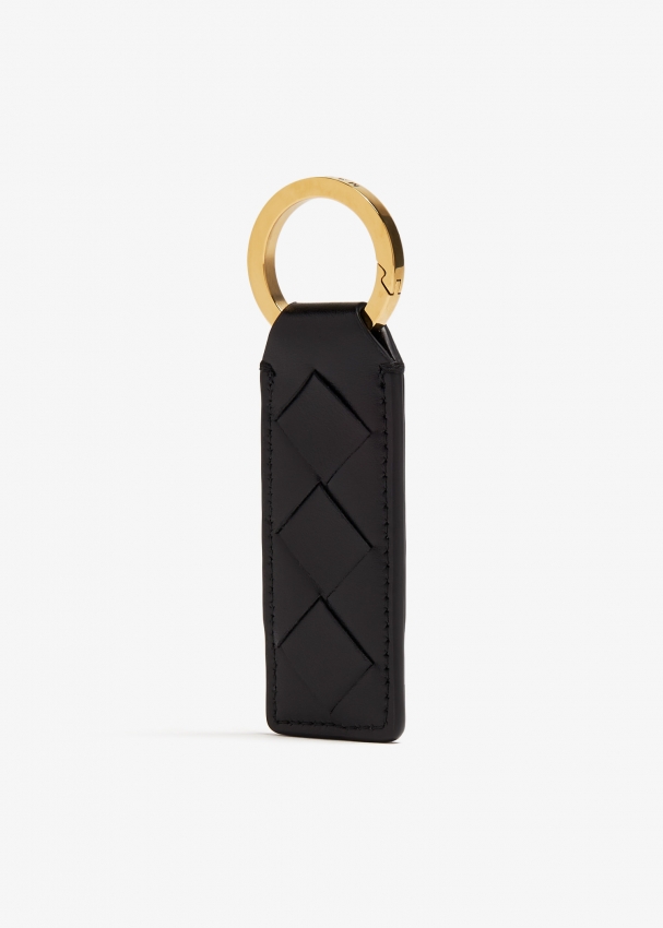 Bottega Veneta Intrecciato key ring for Women Black in Bahrain Level Shoes