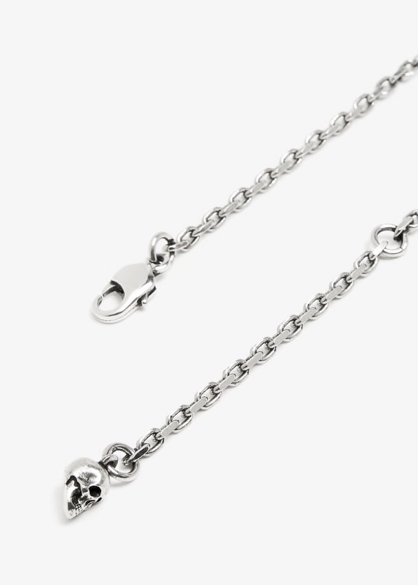 Alexander McQueen Snake and Skull necklace for Men - Silver in UAE ...