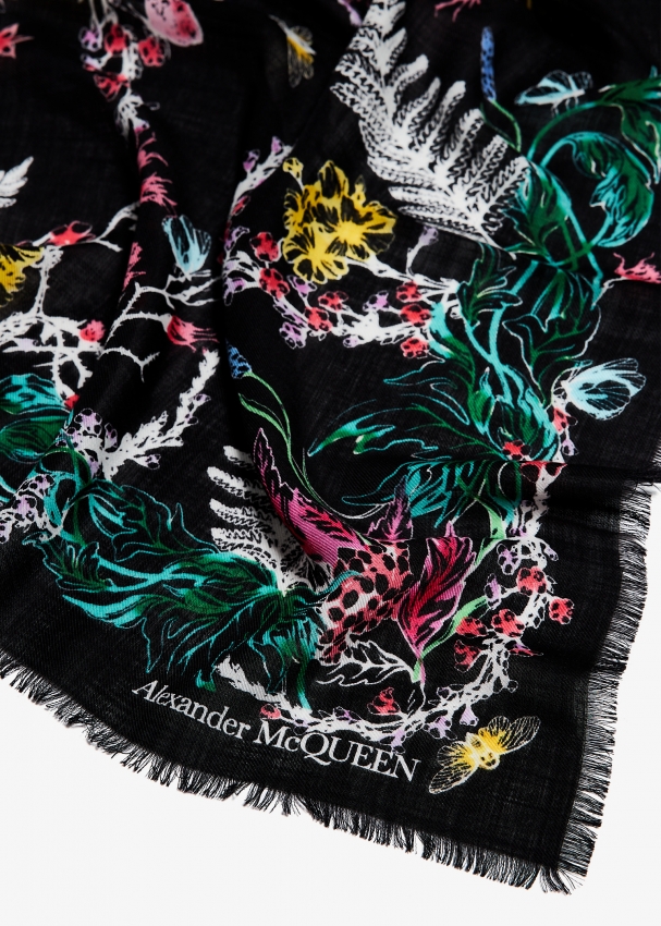 Fern Skull scarf