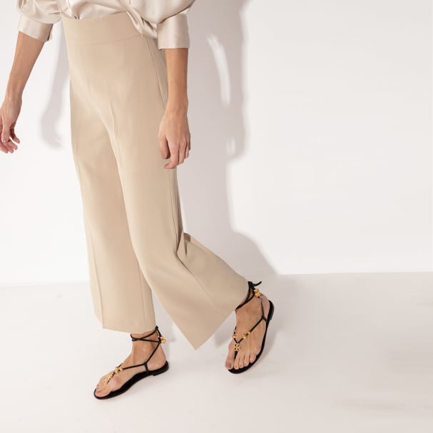 Tory burch hotsell lace up sandals