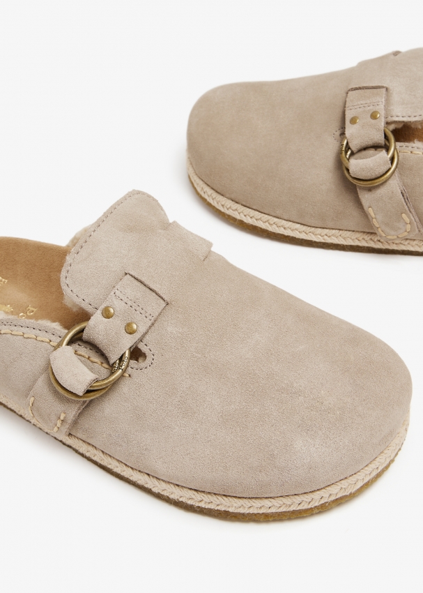 Polo ralph lauren jacqué clog slippers deals