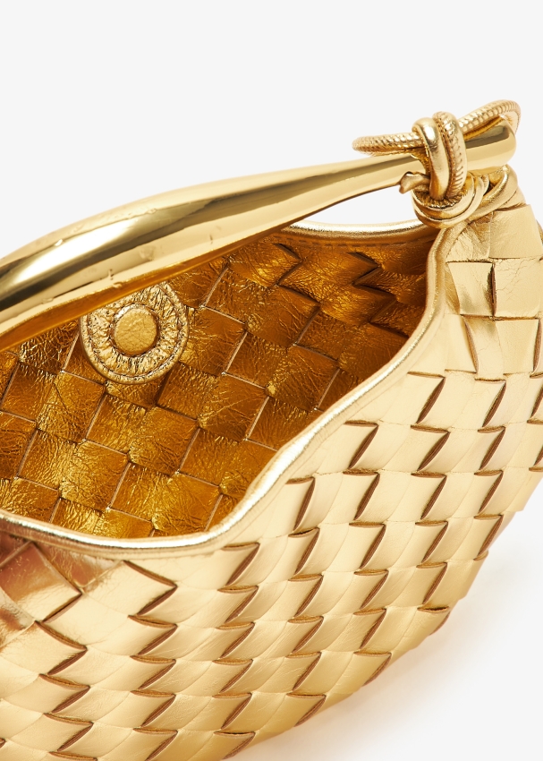 Bottega Veneta Baby Sardine bag for Women Gold in UAE Level Shoes