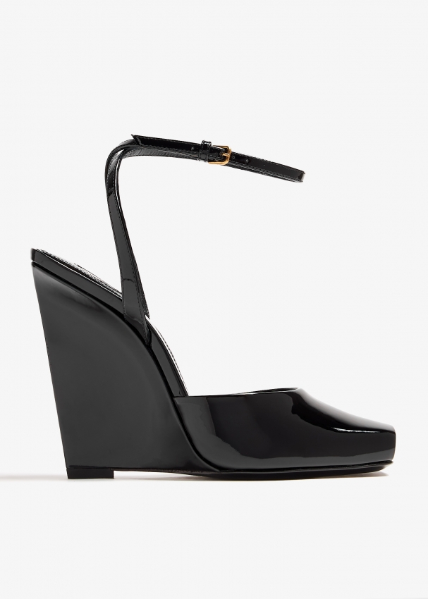 Saint laurent wedge shoes hotsell
