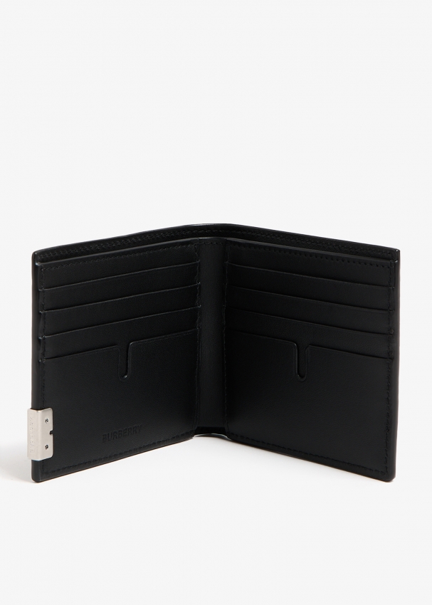 Burberry B Cut bifold wallet for Men Black in UAE Level Shoes
