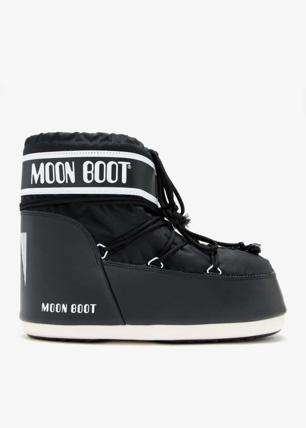 Moon Boot Icon low boots for ADULT UNISEX Men Women Black in UAE Level Shoes