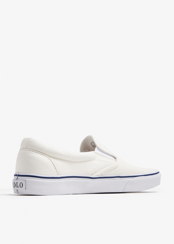 Mens white slip on cheap shoes