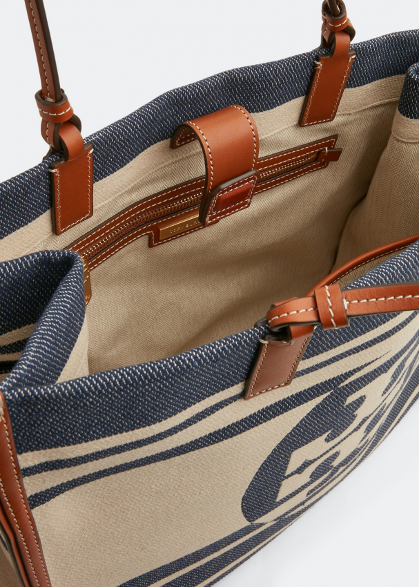 Tory burch fabric bag deals