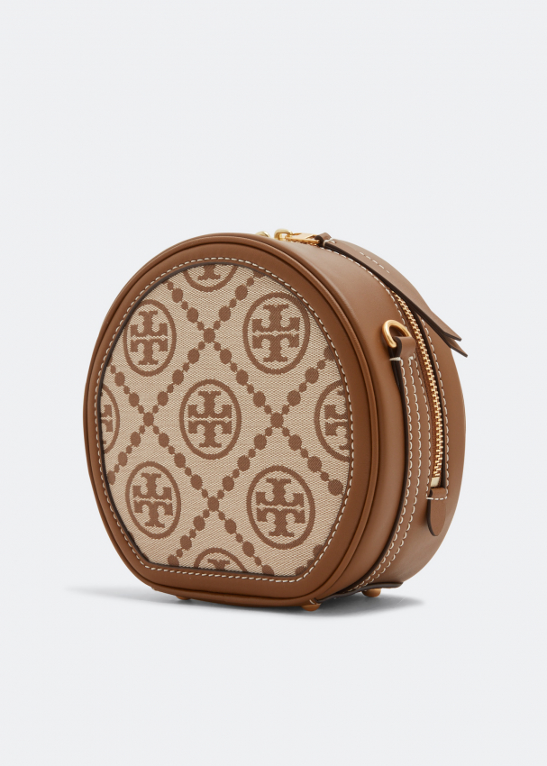 Tory Burch T Monogram Moon bag for Women - Brown in UAE