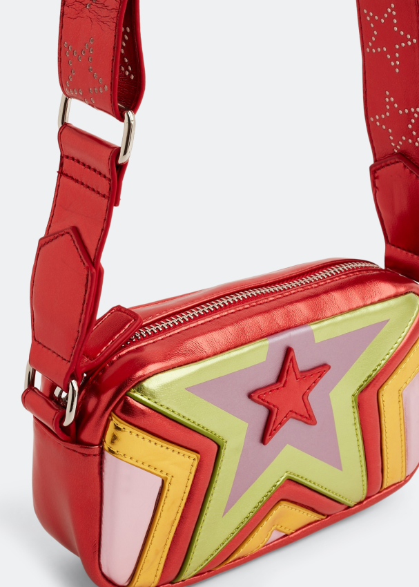 Stella McCartney Star quilted shoulder bag for Girl - Red in UAE 