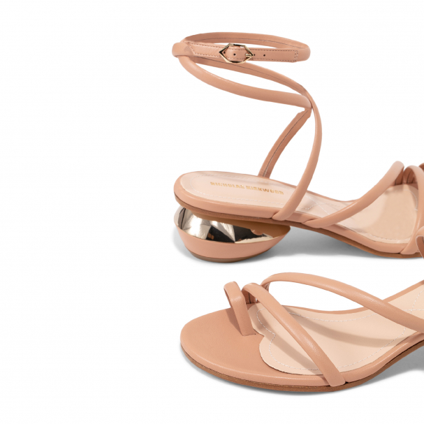 Nicholas Kirkwood Beige Beya Maxi Heeled Sandals Nicholas Kirkwood