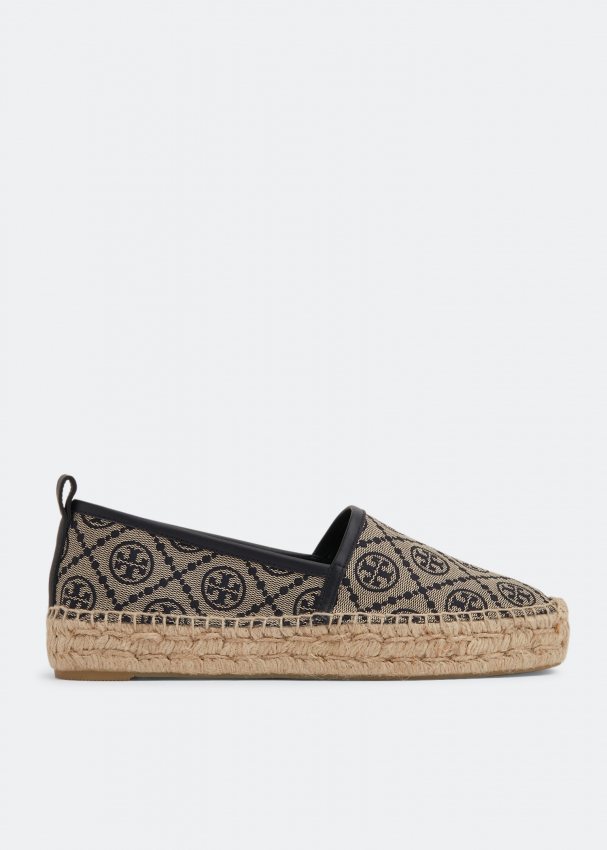 Tory Burch T Monogram platform espadrilles for Women - Blue in UAE ...