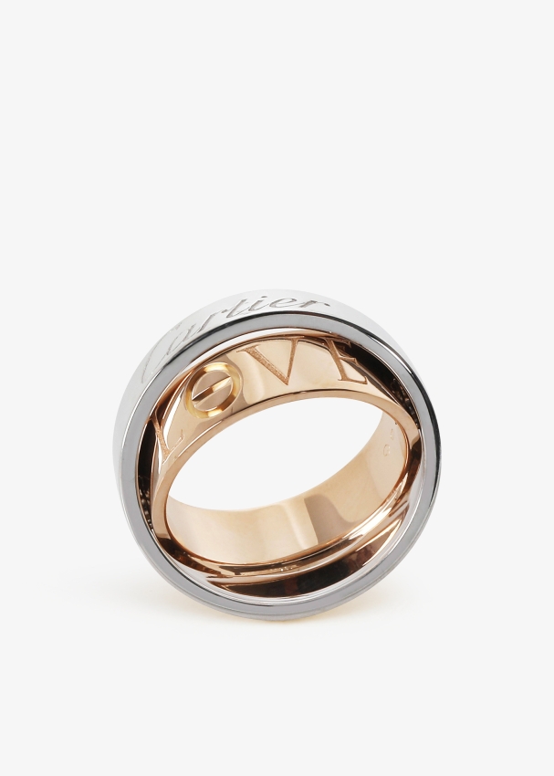 Cartier Pre Loved Astro Secret Love ring for Women Silver in KSA Level Shoes