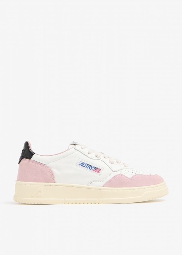 Autry Medalist Low White Pink - Sneakers femme