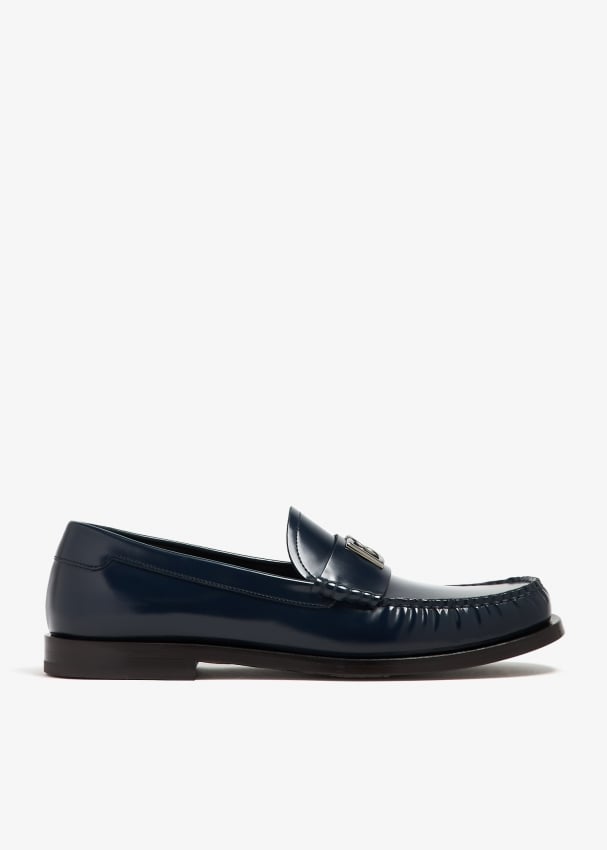 Calfskin loafers sales
