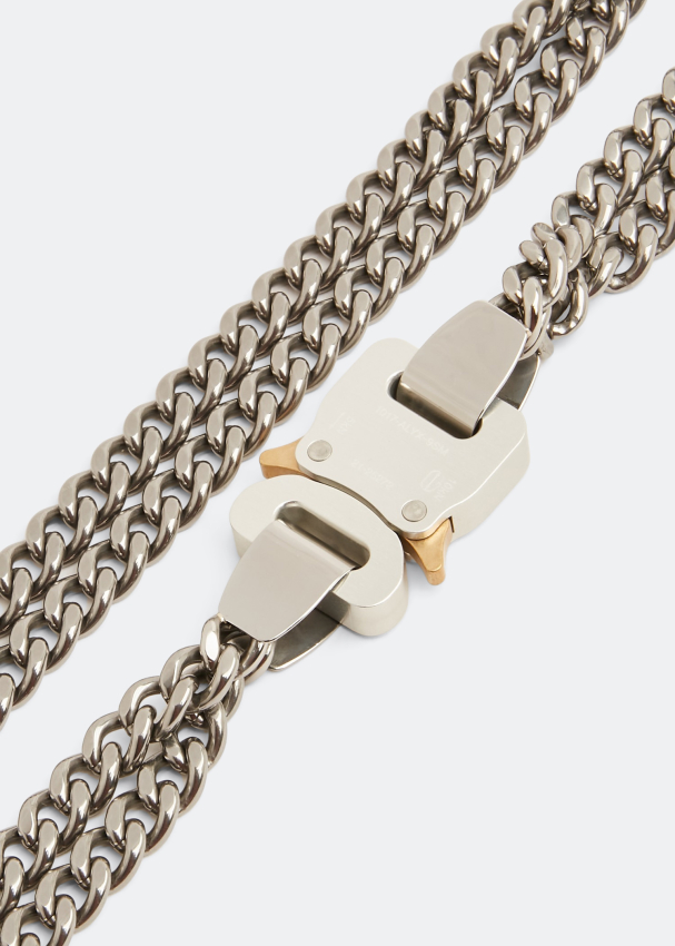 Alyx Double chain necklace for Men - Silver in UAE | Level Shoes