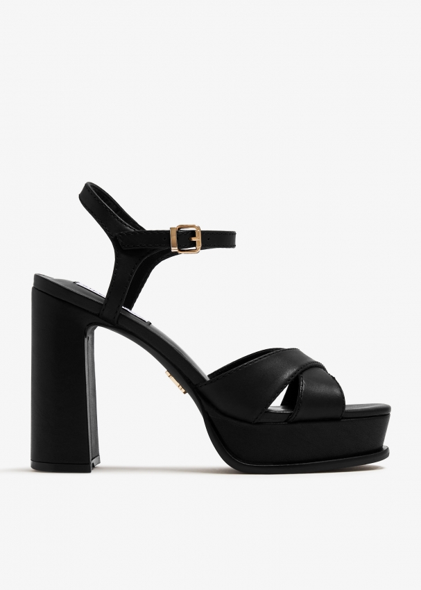 Steve Madden Acclaim platform heels for Women - Black in Kuwait | Level ...