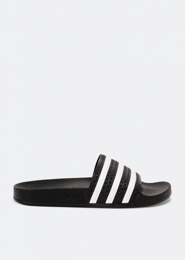 Adidas Adilette slides for Unisex Black in UAE Level Shoes
