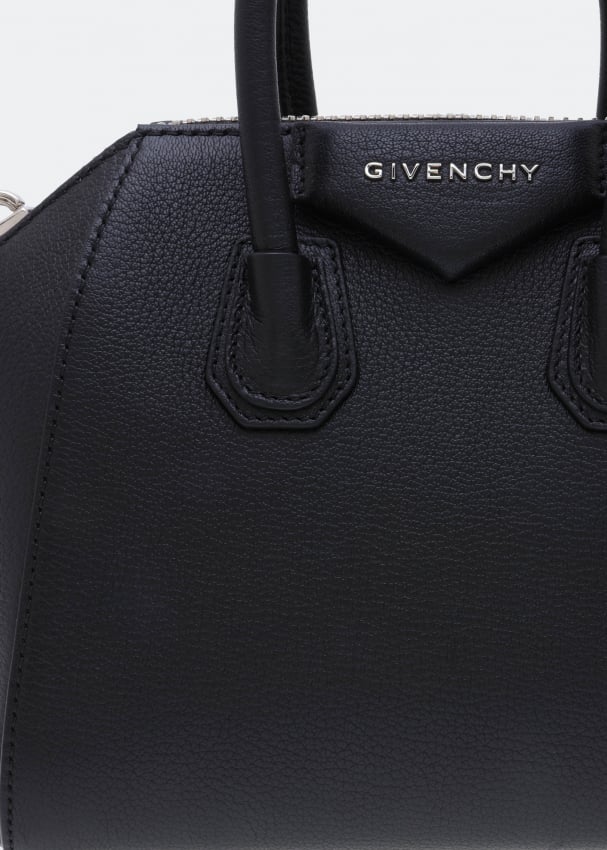 Mini antigona bag cheap in grained leather