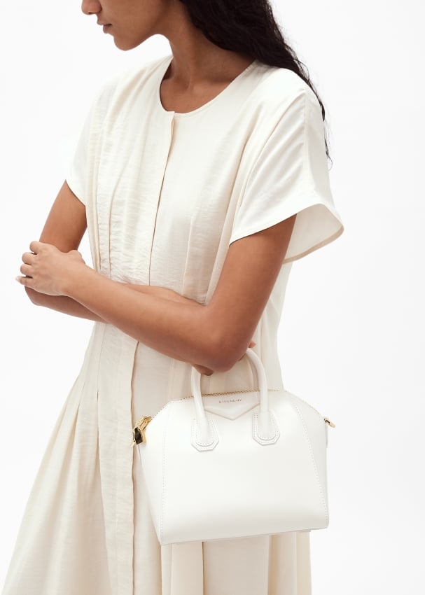 Givenchy Mini Antigona bag for Women Cream in KSA Level Shoes