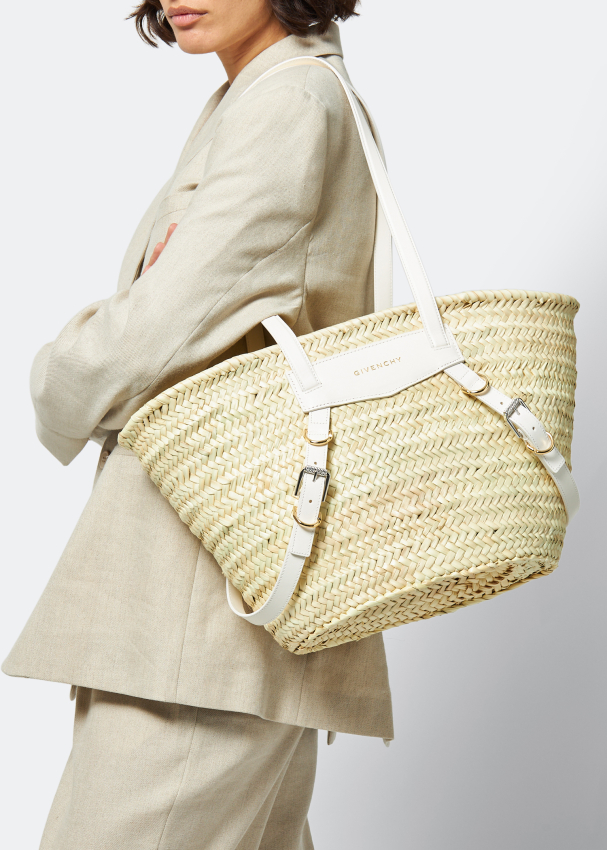 Givenchy Medium Voyou basket bag for Women Beige in Qatar Level Shoes