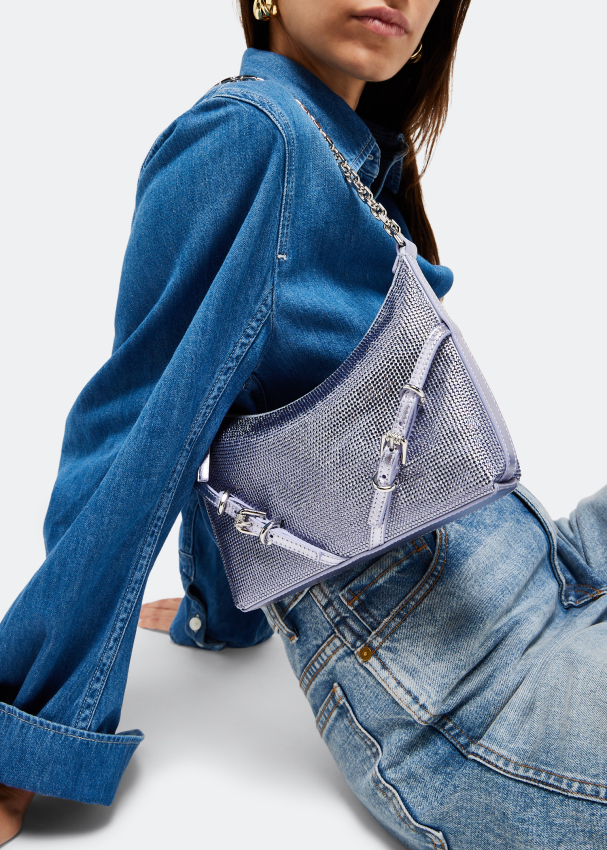 Givenchy Voyou party bag for Women - Purple in UAE | Level Shoes Givenchy Voyou party bag for Women - Purple in UAE | Level Shoes