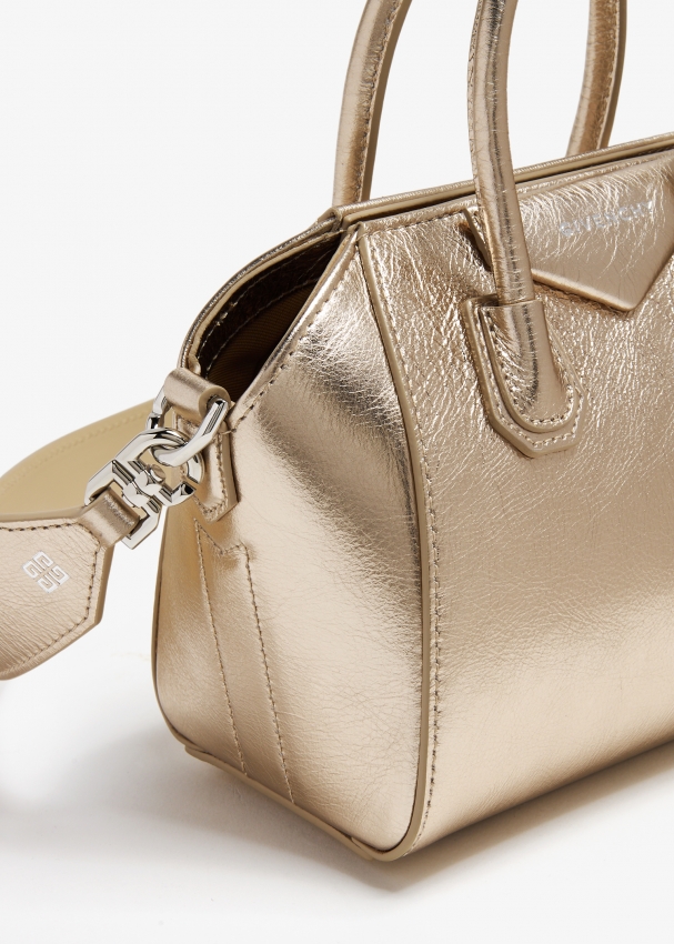 Givenchy Antigona Toy bag for Women Gold in UAE Level Shoes