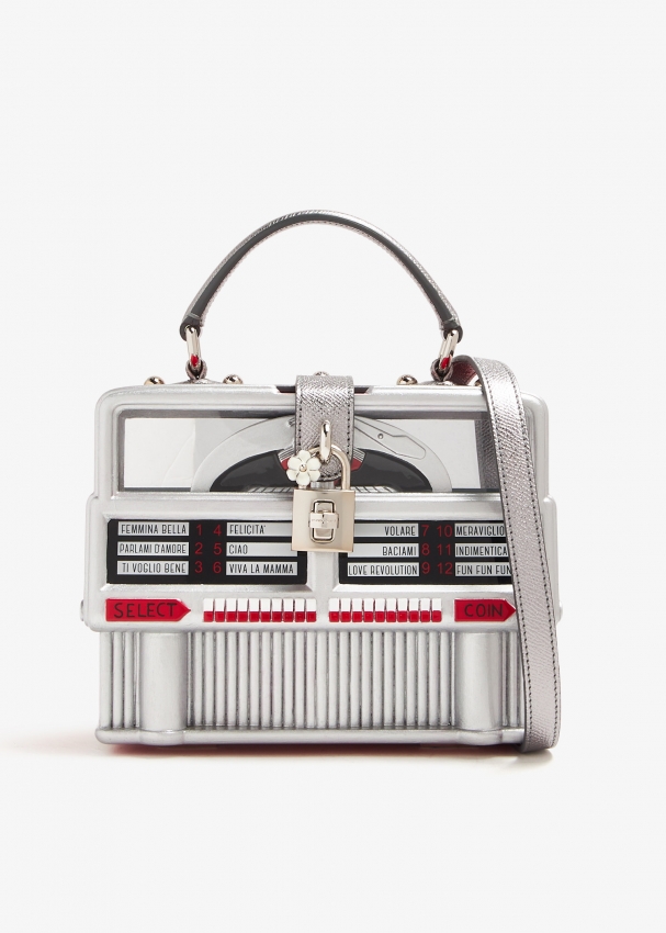 Dolce Gabbana Juke Box Dolce Box bag for Women Silver in UAE