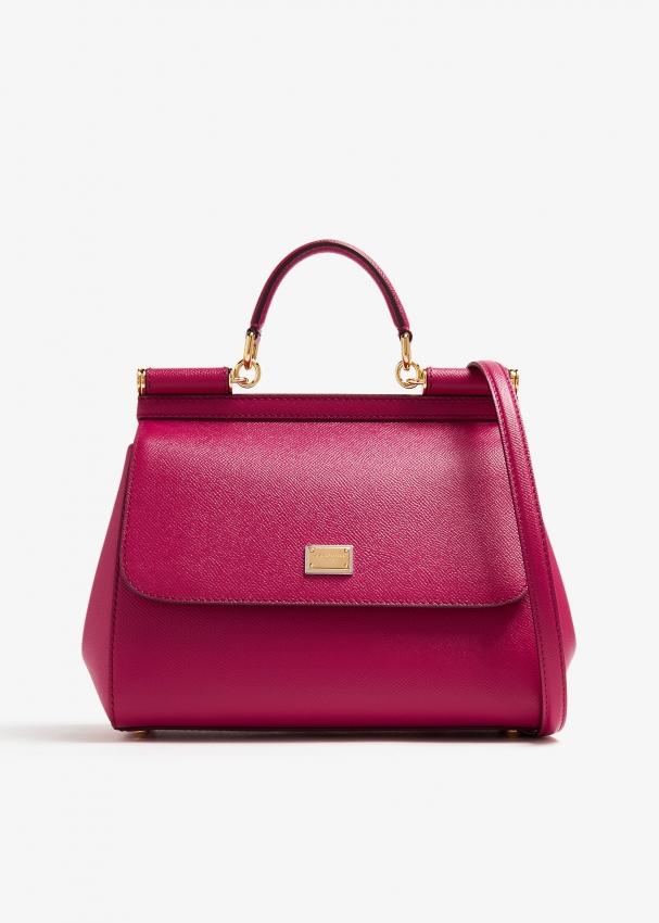Dolce&Gabbana Large Sicily handbag for Women - Pink in UAE | Level Shoes