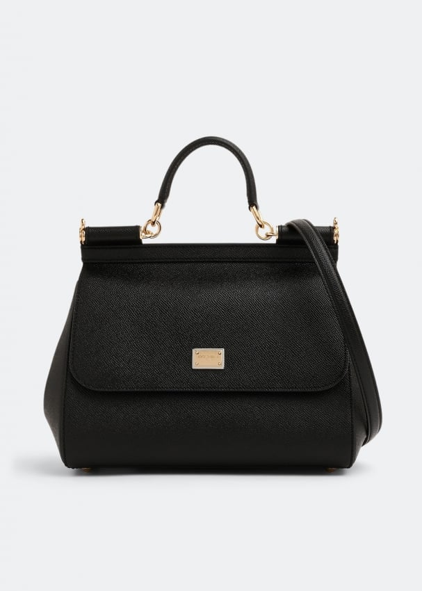 Dolce Gabbana Medium Sicily iguana bag for Women Black in UAE
