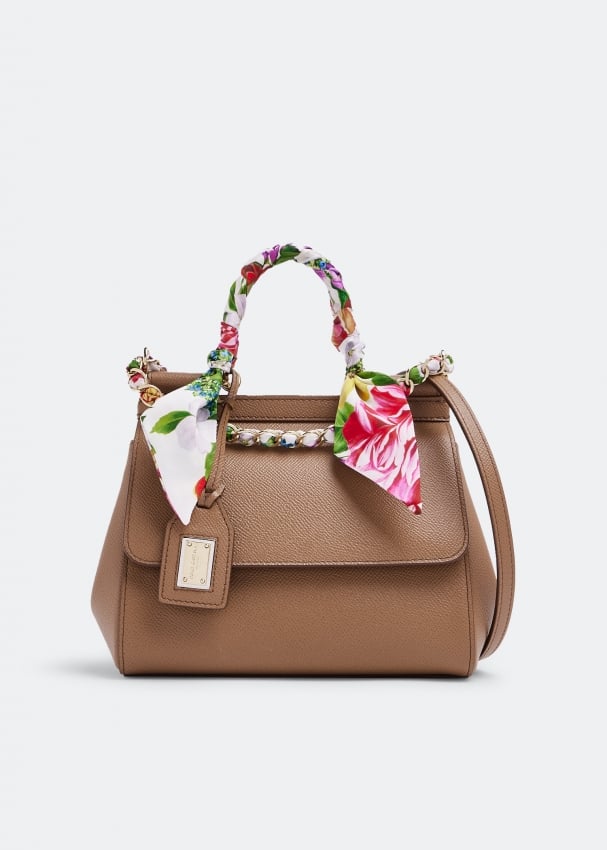 Dolce Gabbana Sicily small top handle bag for Women Brown in UAE