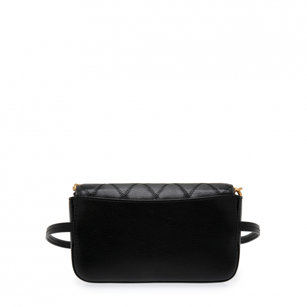 Givenchy black pocket quilted leather shoulder bag top