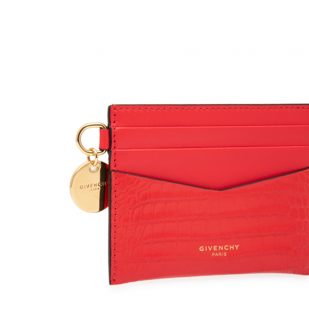 Givenchy GV3 card holder for Women Red in KSA Level Shoes