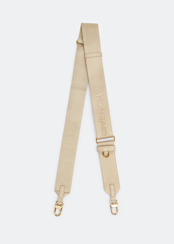 Givenchy Logo webbing strap for Women Beige in KSA Level Shoes