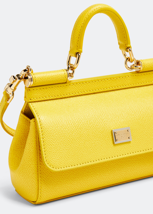 Dolce gabbana yellow best sale bag