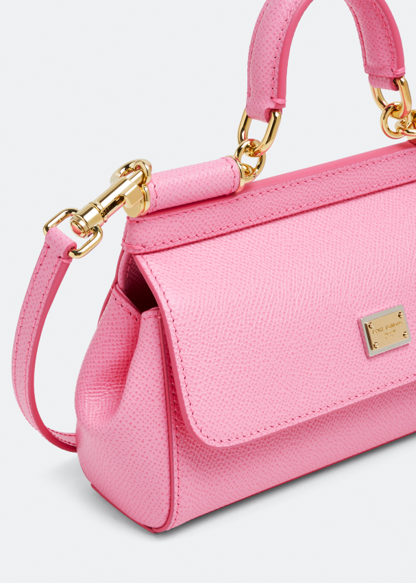 Dolce Gabbana Sicily small top handle bag for Women Pink in UAE