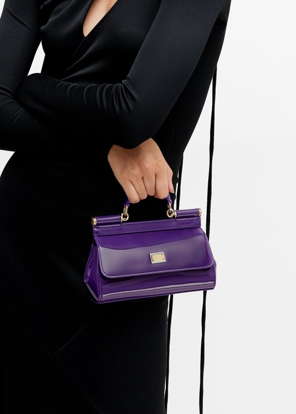 Dolce and gabbana hotsell purple bag