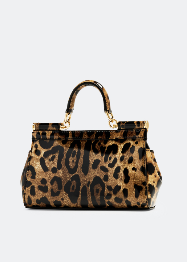 Dolce&Gabbana Kim Sicily small top handle bag for Women - Animal print in  Kuwait