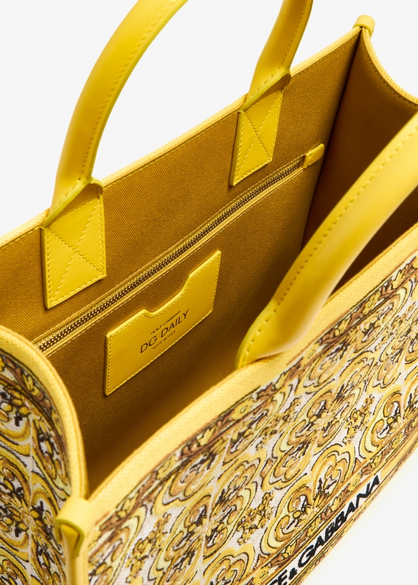 Mustard tote handbag online