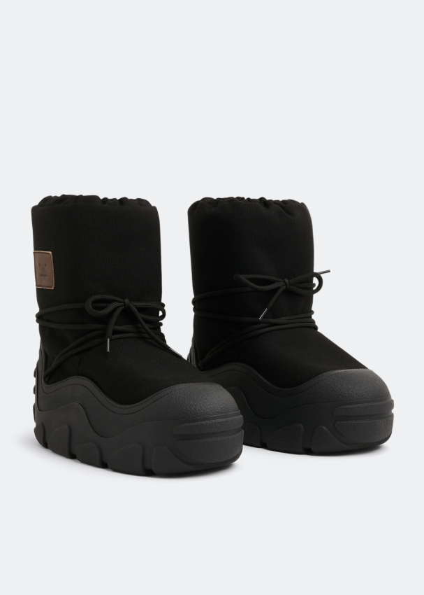 Acne Studios Platform snow boots for Men Black in UAE Level Shoes