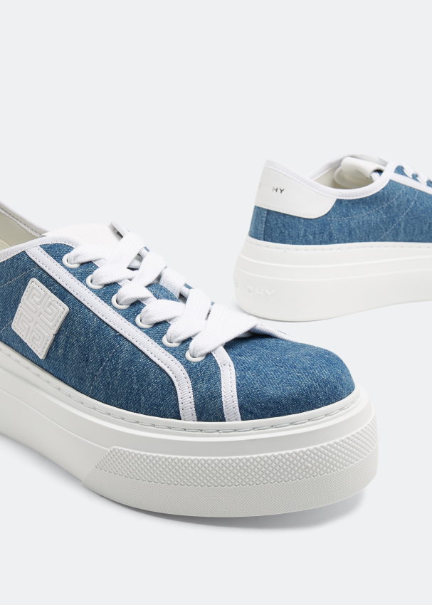 Givenchy City platform sneakers for Women Blue in UAE Level Shoes