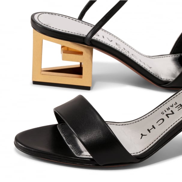 Givenchy triangle on sale leather sandals