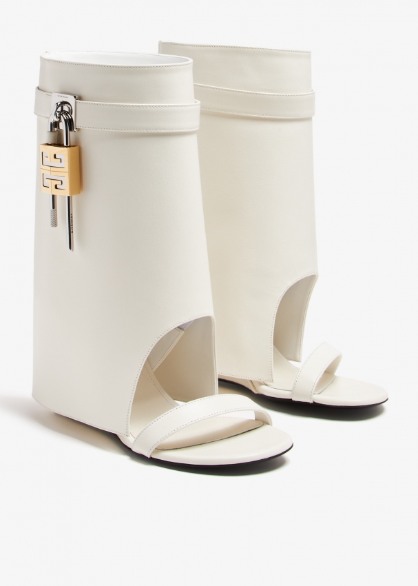 Givenchy shark lock sandals deals
