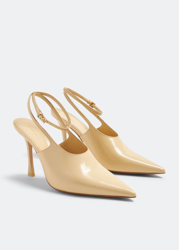 Givenchy leather slingback slippers hotsell