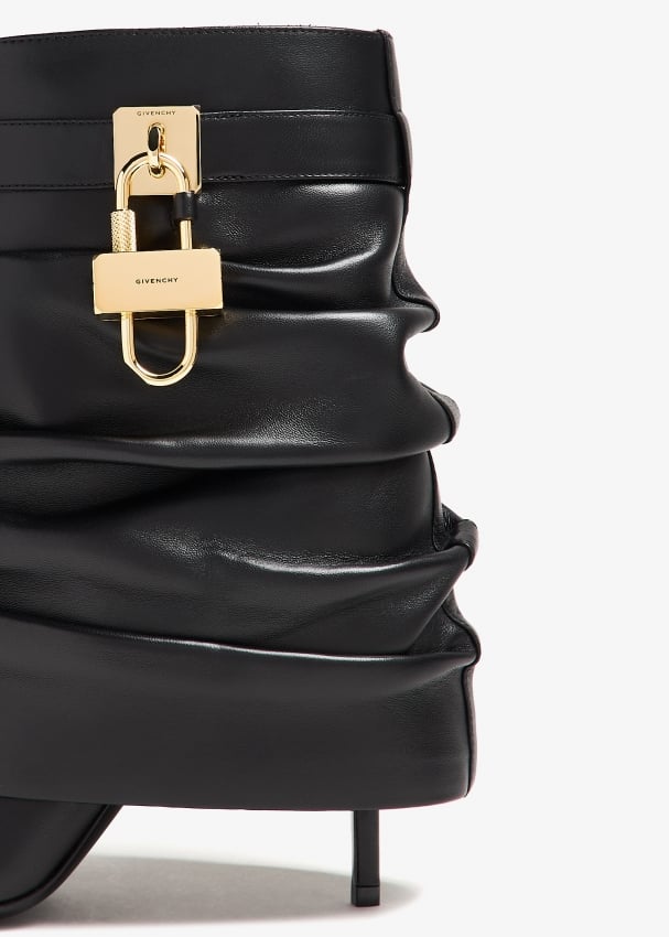 Givenchy Shark lock slouchy boots for Women Black in KSA Level Shoes