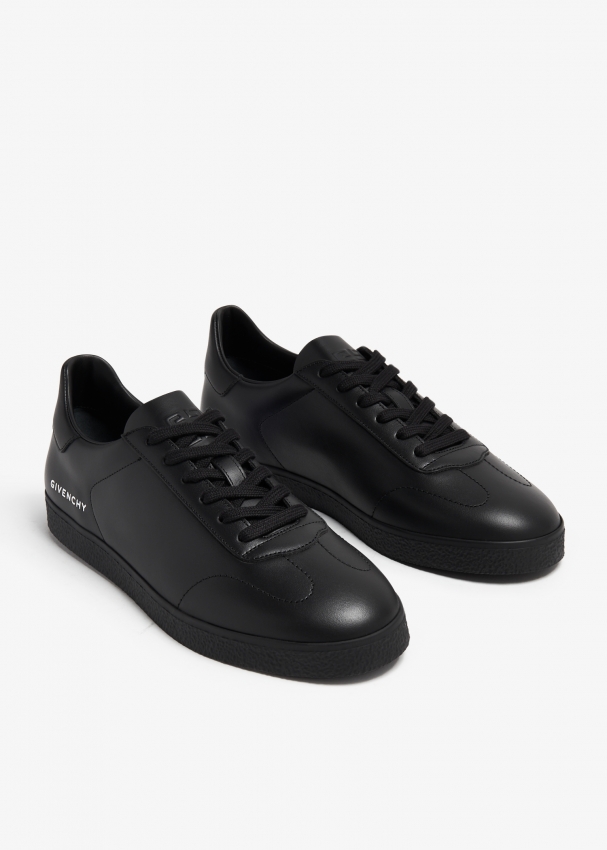 Givenchy G4 suede and leather low-top sneakers | MILANSTYLE.COM