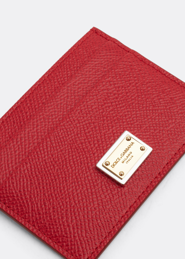 Dolce&Gabbana Dauphine card holder for Women Red in UAE Level Shoes
